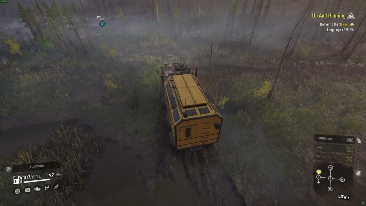 SnowRunner Aquatic, Off The Cliff KRS 58 "Bandit" YouTube