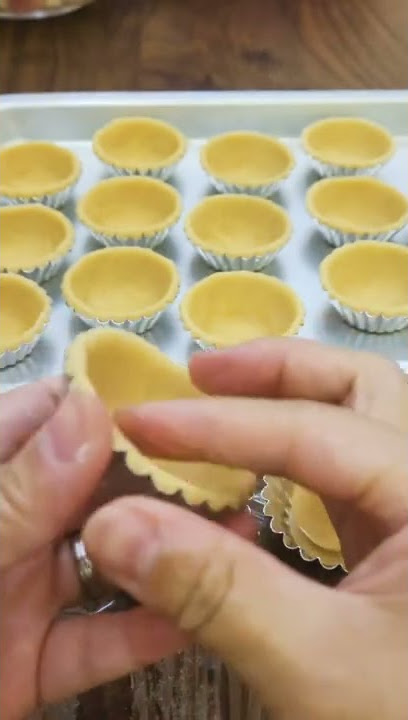Tart shell making #shorts #tart #dessert