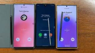 Samsung Note 20 Ultra vs LG Stylo 6 vs Samsung S23 Ultra Cellular Incoming Call with Styluses screenshot 3