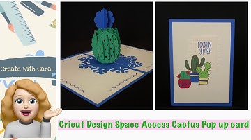 Cricut Design Space Access Cactus (Pineapple) pop up card
