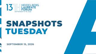 Snapshots Tuesday | September 15 | Accessible Version