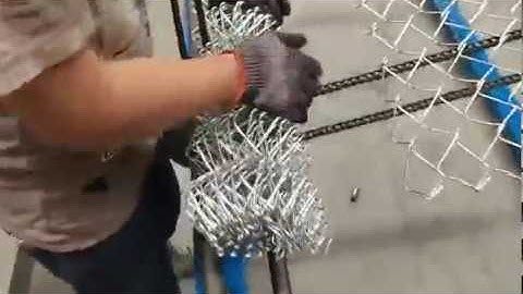 4m width double wire full automatic new chain link fence machine machine adjusting