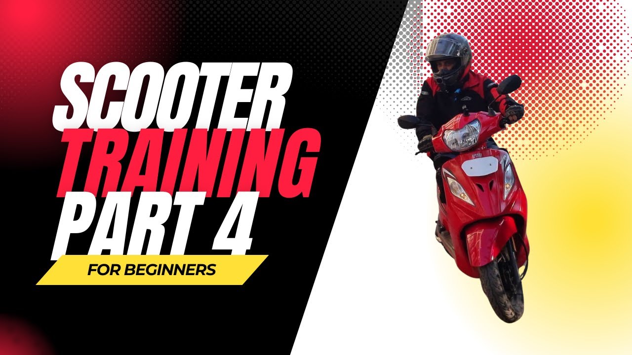 Scooter Training Part 4 | Zigzag, Figure 8, U-Turn প্র্যাকটিস | Muin Miles