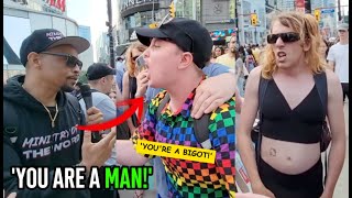 Street Preacher TRIGGERS Group Of Woke People!