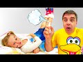 Nastya pretends to be ill  new funny story for kids