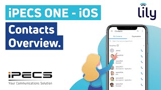 iPECS ONE iOS - Contacts Overview