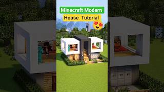 Modern House Build In Minecraft | Easy Tutorial 🫡✨