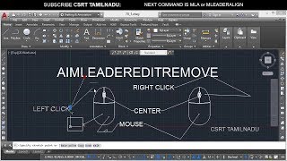 71 (MODIFY TOOL) AIMLEADEREDITREMOVE COMMAND IN AUTOCAD, REMOVE LEADER IN MULTILEADER, USES, ACCESS,