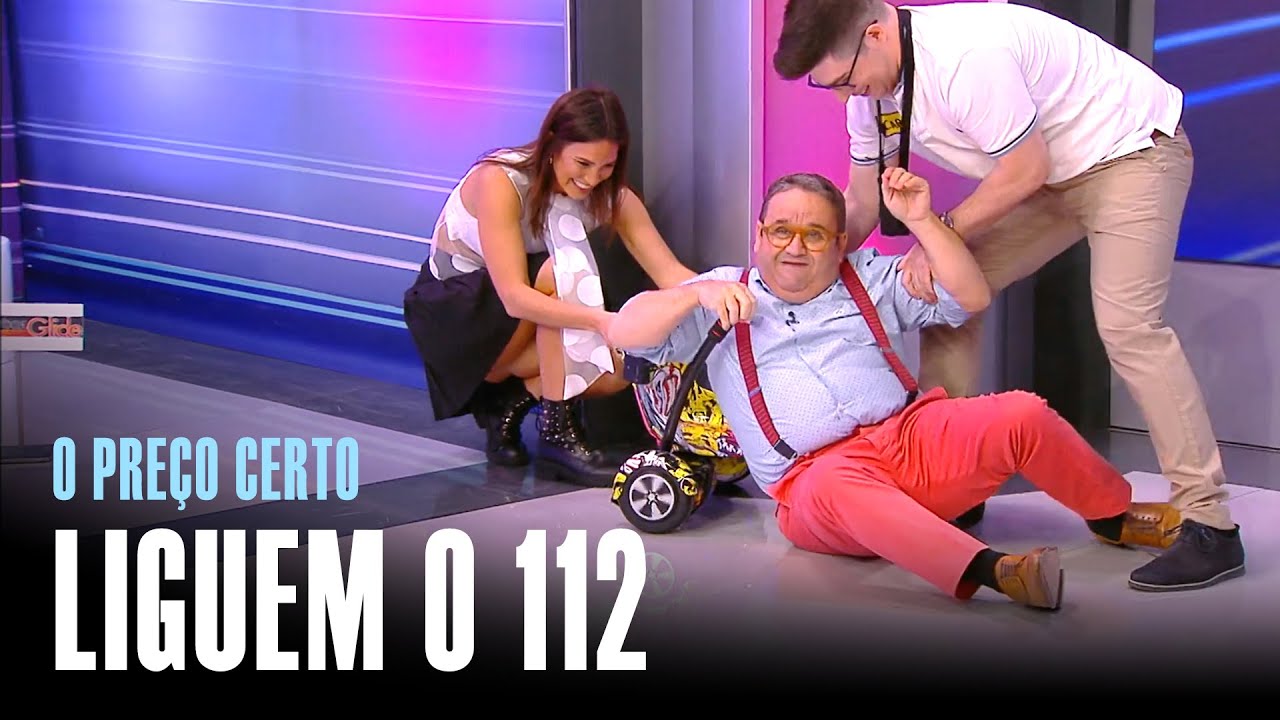 Fernando Mendes anda num hoverboard pela primeira vez | O Preço Certo | RTP | HOVERBOARD URBANGLIDE