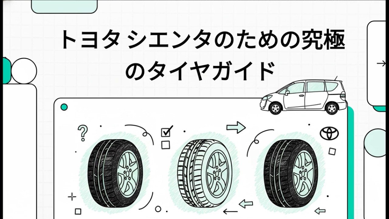 シエンタの純正タイヤの特徴とメーカー、おすすめのタイヤはどれ 