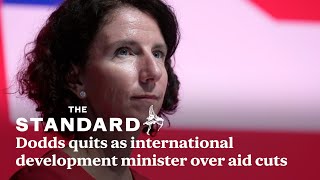 Dodds quits as international development minister over aid cut to fund defence