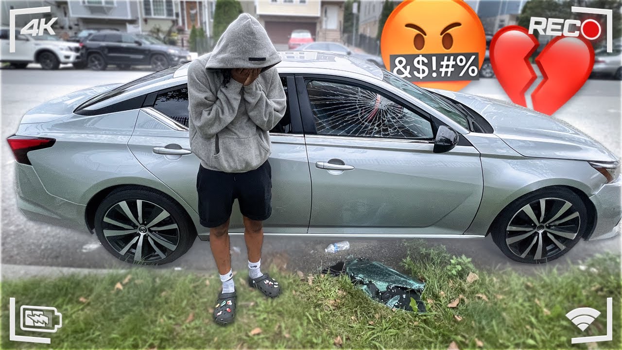 SOMEONE BROKE INTO MY CAR 🤦🏽‍♂️ *THEY TOOK EVERYTHING 💔* - YouTube