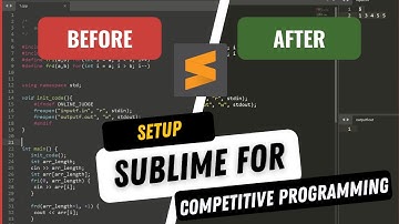 Setup Sublime Text Editor for Competitive Programming