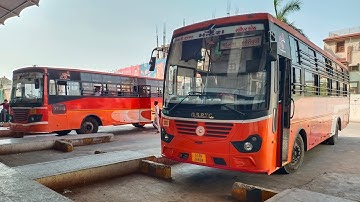 GSRTC Brand New Bs6 Sleeper Spot At Ranip Bus Port 🔥