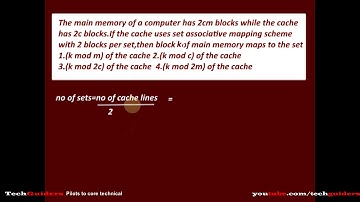 Cache Mapping Example|Set Associative mapping