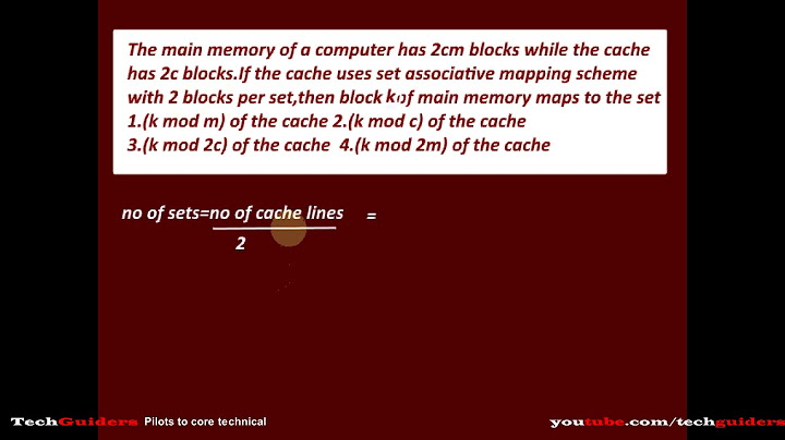The method of mapping the consecutive memory blocks to consecutive cache blocks is called