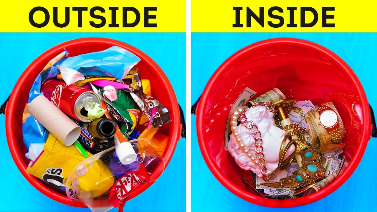 HOW TO HIDE YOUR REALLY IMPORTANT THINGS || 65 BEST tricks for sneaking objects