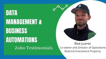 The impact of using data management and build automations using Zoho’s core products.