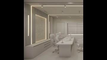 ❌Before vs After✅ office design 🏠smooth transition in enscape #officeinteriors#render#viralvideo