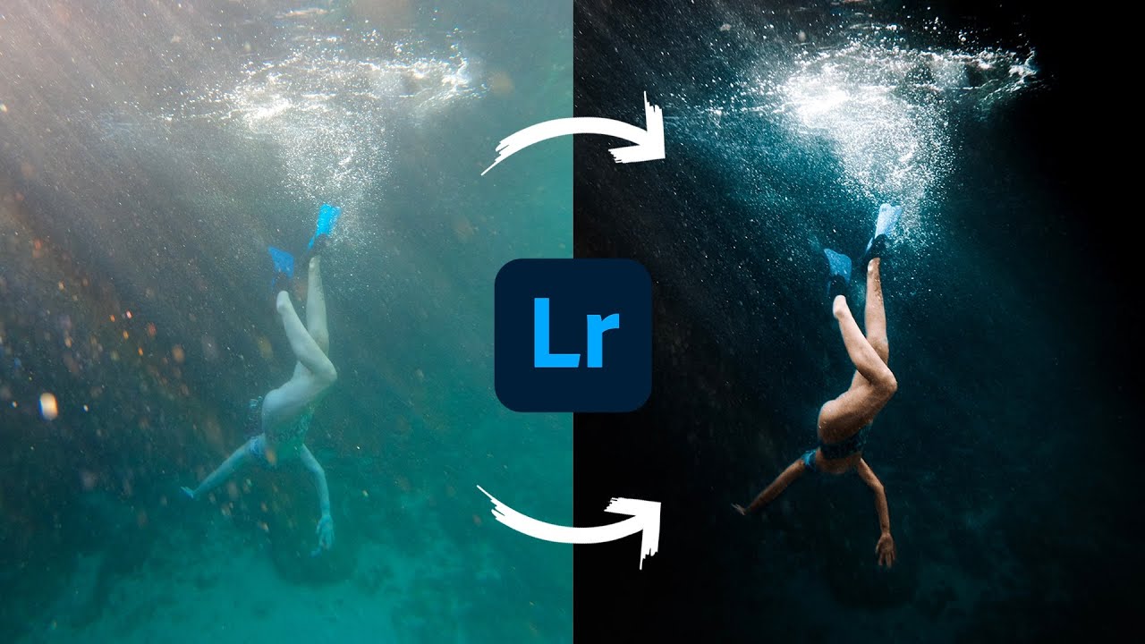 Comment EDITER une photo GOPRO SOUS-MARINE (Tuto Lightroom) 