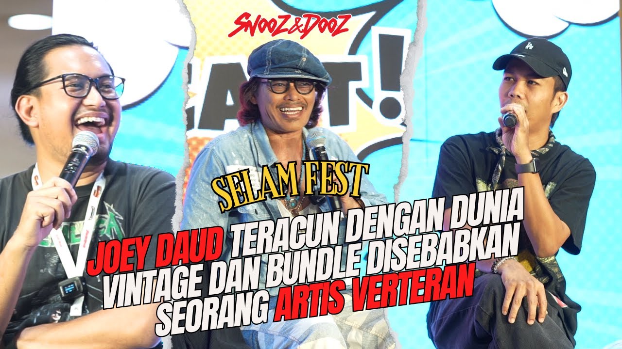 Joey Daud teracun dengan dunia vintage dan bundle disebabkan seorang artis veteran