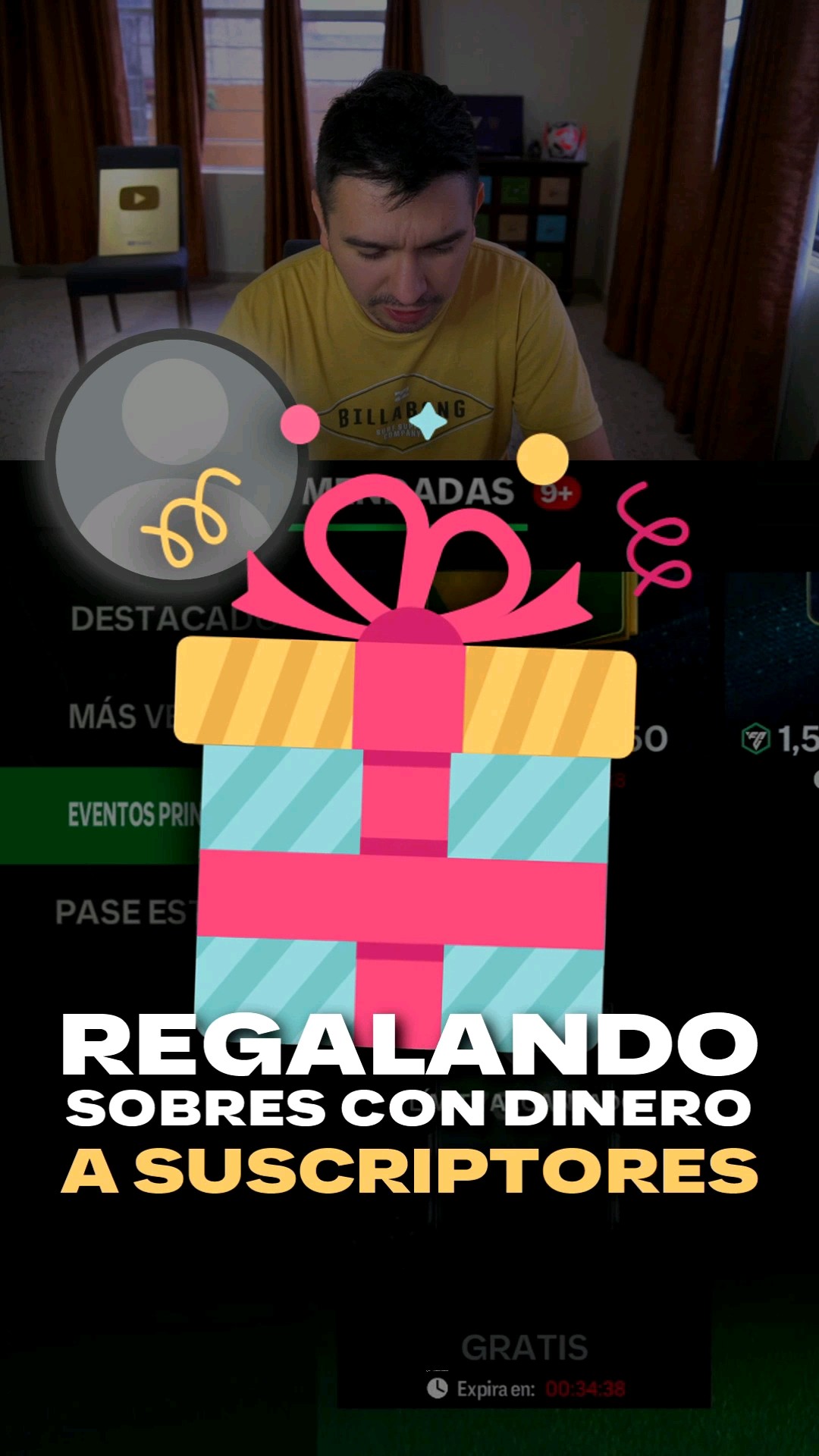 ? Regalando #Sobres con #Dinero ? a suscriptores en #FCMOBILE #FcPoints #FDROID #Fyp Parati