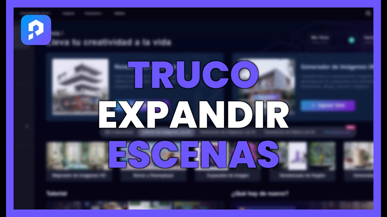 TRUCO para EXPANDIR ESCENAS de DISEÑO con IA en PROME AI FÁCIL - YouTube