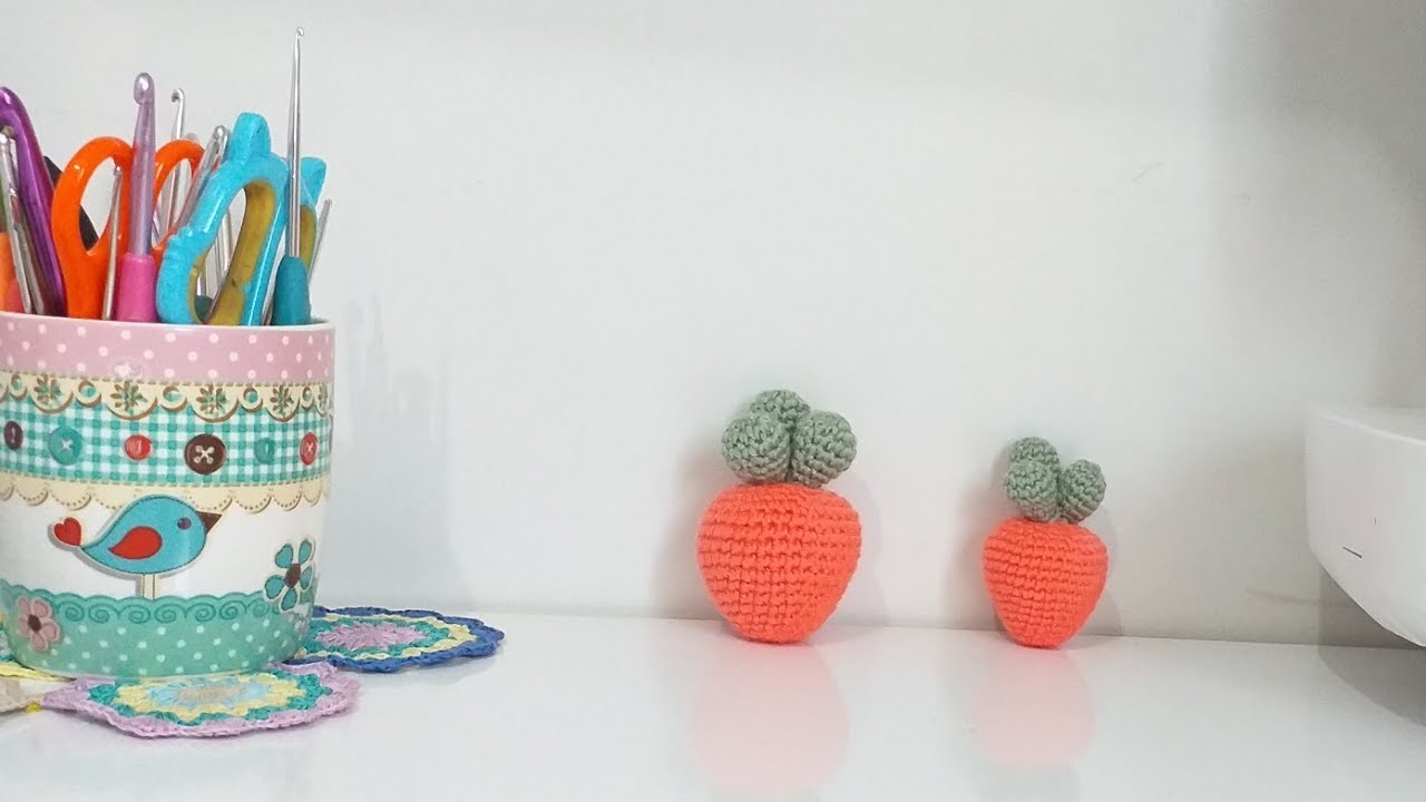 جزر 🥕 كروشيه    #فقره_تخلص_من_خيوط_الزائدة