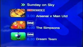 Sky promo for Sunday 1st October 2000