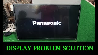 panasonic LED TV display problem REPAIRING SOLUTION HINDI TUTORIAL