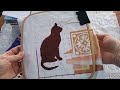 Отчёт по СП.Крестовый поход. Матренин посад Орхидея.Старт! Панна.Кошачьи мечты.Вышивка крестиком.