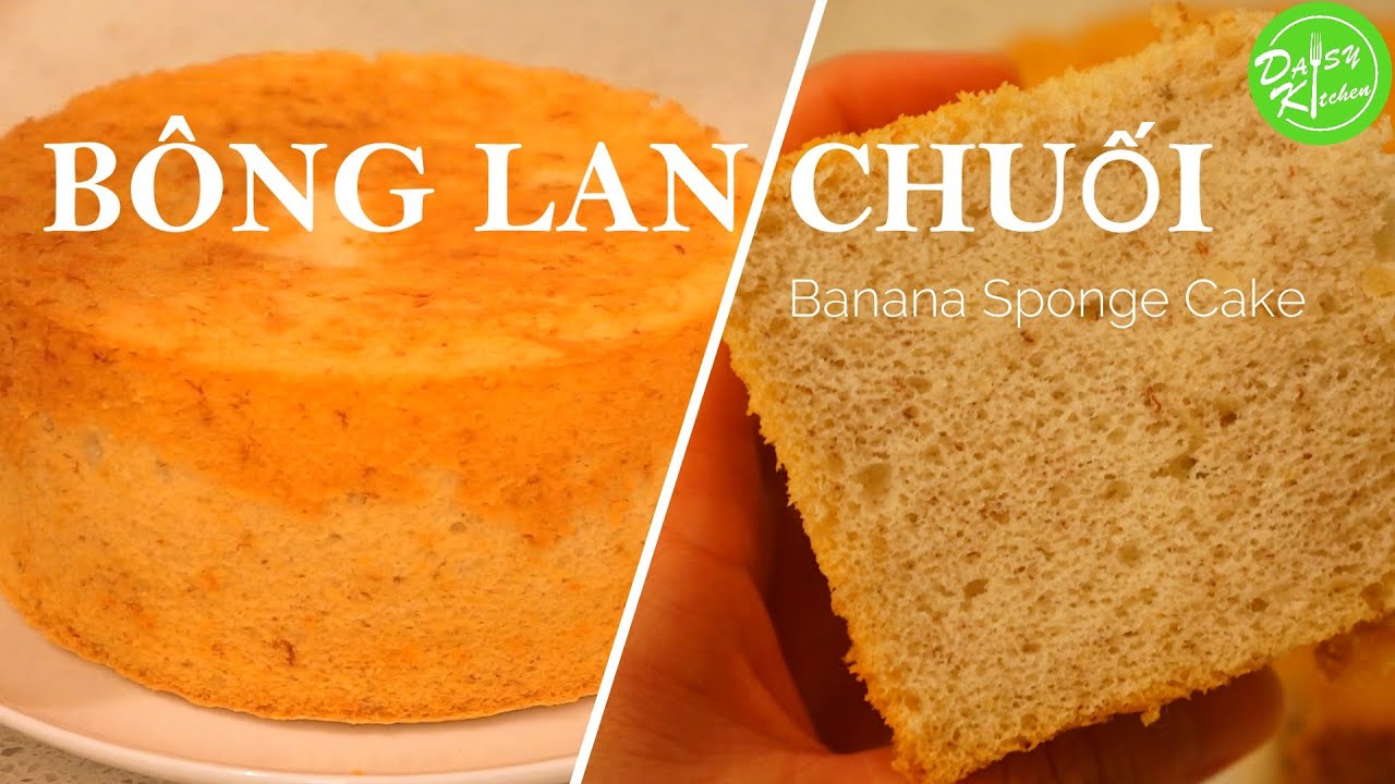 Как приготовить мягкий, влажный и воздушный банановый бисквит | Лучший рецепт бананового бисквита...