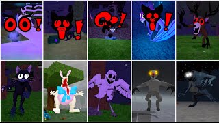 99nights New Update Jumpscare Deer, Cat, Owl, Ram, Bat &amp; More Jumpscares | Roblox