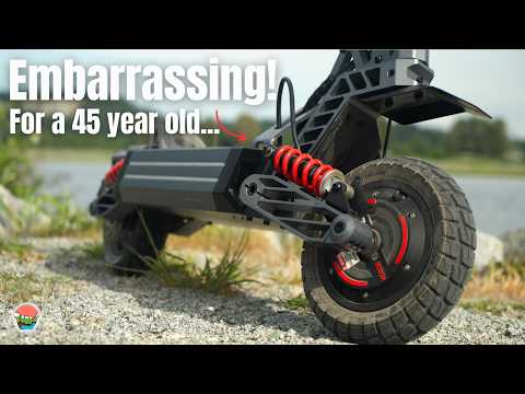 I LOOK RIDICULOUS, BUT THIS SCOOTER IS INSANE!!! Hiboy Titan Pro Offroad Scooter Review