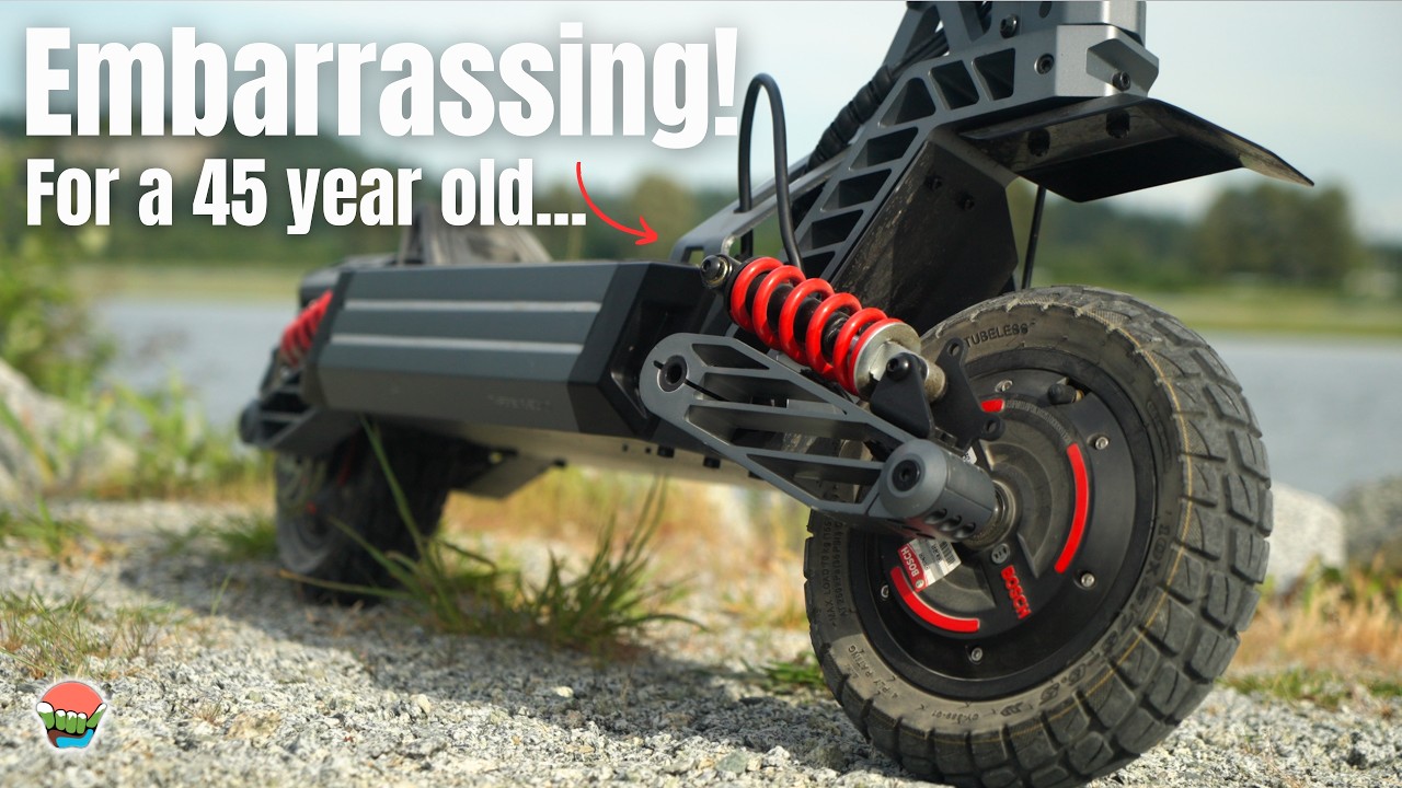 I LOOK RIDICULOUS, BUT THIS SCOOTER IS INSANE!!! Hiboy Titan Pro Offroad Scooter Review