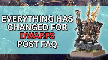 Dwarfs Post 1.5 FAQ & Matched Play Guide | How do the FAQ and Missions Affect My Army?