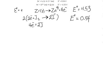 Chm 152 Chapter 18 WP 2 Calculate Cell Potential