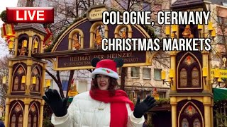 Germany Christmas Market Live Cologne Germany Heinzel Market Weihnachtsmarkt