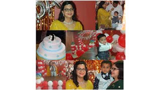 My baby Arsal's first birthday celebration