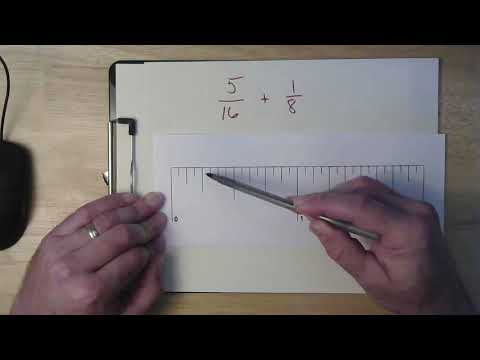 Using your tape measure as a fraction calculator