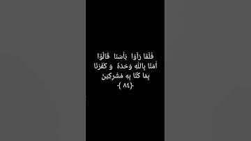 من سورة المؤمن [غافر] (٢)