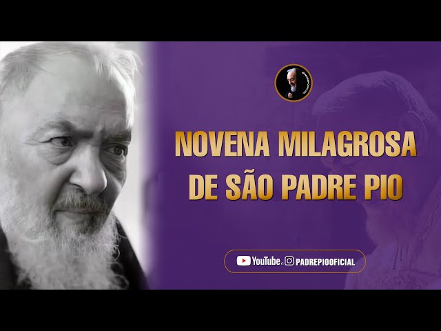 Padre Pio Oração Milagrosa