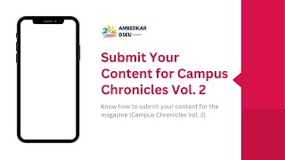 How to Register on AGMP Social and Submit content for campus magazine of Ambedkar DSEU Shakarpur C-1 screenshot 3