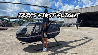 Izzy's First Helicopter Flight (And My FIRST Passenger)