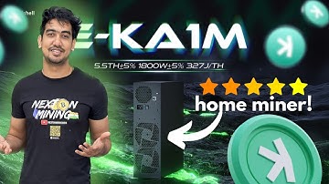 BEST NEW! KASPA HOME MINER?🔥 Goldshell E-KA1M | Crypto Mining India 🚀#bitcoinmining #Kaspa #crypto