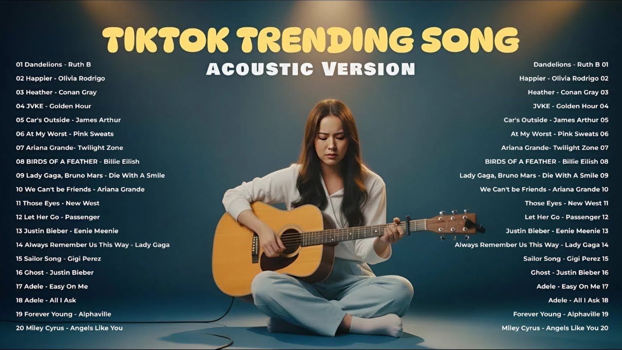 Trending TikTok Song 2026 💞🎵| English Love Song | Best Acoustic Cover 2026 ~ Dandelions, All i Ask