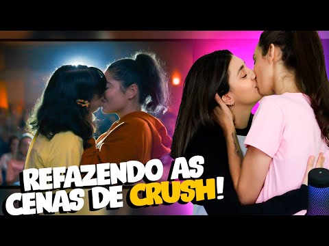 IMITANDO BEIJOS DE SÉRIES E FILMES! - Fizemos de CRUSH! Part. 4