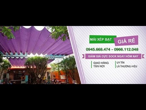 Video mái che di động -mái che xếp-bạt che - dù che - hồ bơi... - youtube