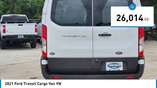 2021 Ford Transit Cargo Van P2265