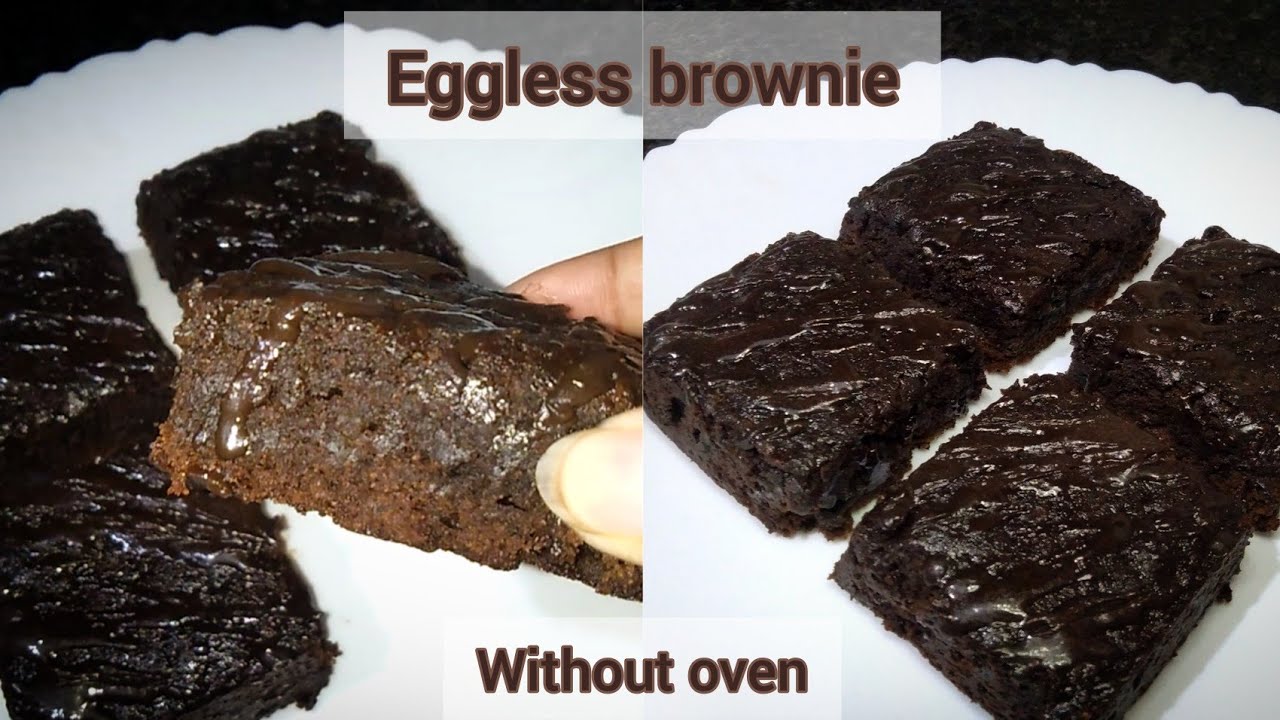 How to make eggless brownie and without oven very easy and delicious